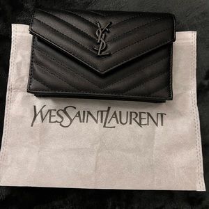 Perfectly Dainty YSL Black on Black Party Purse